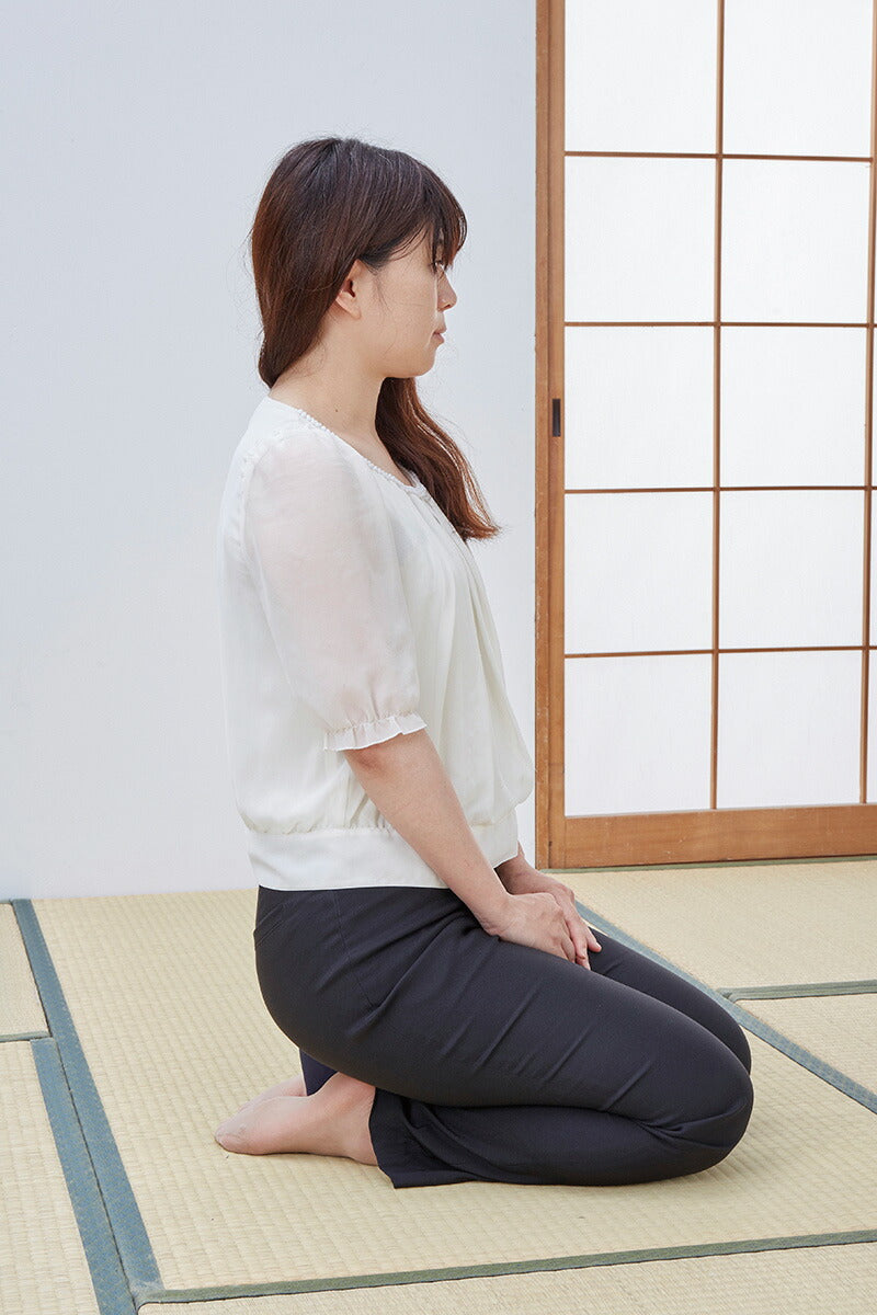正座椅子 携帯用 折りたたみ シート 目立ちにくい 茶道 喪服 和服 畳 携帯 折りたたみ式 軽量 日本製 シビレ対策 持ち歩き正座補助 シート持ち歩き正座シート