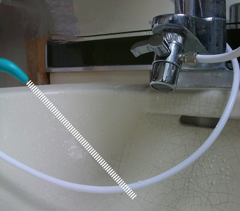 電気不要 タンクレス 口腔洗浄器 歯垢除去 口内洗浄機 ジェットウォッシャー 歯茎ケア 口臭予防 歯周病予防 取説付き / 蛇口用オーラルクリーン