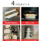 耐熱ガラス容器 保存容器 食洗器 電子レンジ対応 800ml 密閉 蓋付き 折りたたみ ランチボックス 弁当箱 男性 女性 洗いやすい シリコン