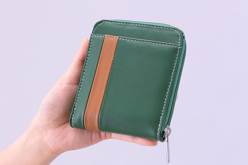 【ブラウン】縁起財布 財布 メンズ レディース 二つ折り グリーン 緑 開運 金運 折財布 ボックス小銭入れ ギフト プレゼント 父の日 母の日 敬老の日