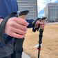 トレッキングポール ウォーキングポール 高齢者 折りたたみ 2本 軽量 丈夫 アルミ / 散歩 ウォーキング 登山 アウトドア ハイキング