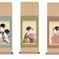 【G２-００４（ビードロ吹く女）】歌麿 浮世絵 美人画掛軸 ３種 収納箱付き 十年間保証 受注生産品