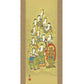掛軸 【十三佛】 山村観峰筆 [ 収納箱 10年保証 品質保証付き 31×89 春秋 お彼岸 月命日 法要 法事 和 国産 受注生産 床の間 和風 掛け軸 日本製 名画 縁起物 プレゼント 画寸 送料無料 ]