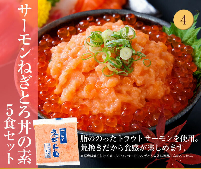 海鮮丼 お試しセット計5食