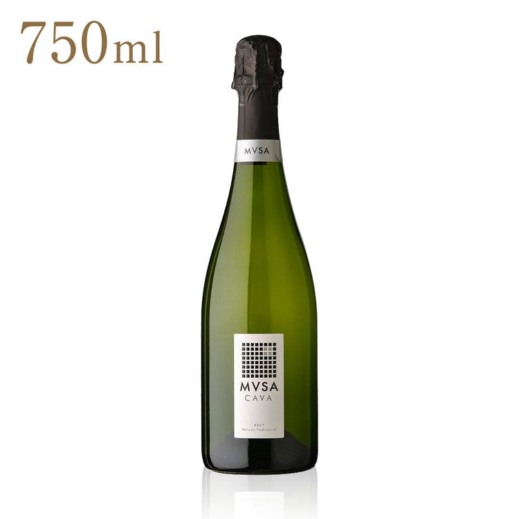 カヴァ ムッサ ブリュット ワイン Wine スパークリング スパークリングワイン スペインワイン カバ Cava 辛口 お酒 酒 1本 750ml お試し 飲みやすい 入門 デイリー カジュアル 定番