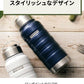 (ホワイト)マインドフリー 水筒 1L 保冷・保温 ステンレスボトル 広口設計 直飲み 真空二重構造 マグボトル 1000ml ホワイト 白 ネイビー 携帯 アウトドア キャンプ おしゃれ MF-10 MINDFREE カクセー【送料無料】