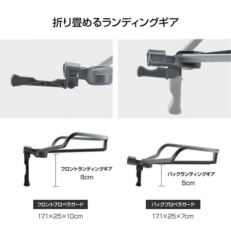 DJI mavic3 適用 プロペラガード 4本セット 1機分 ブレードガード 保護 ランディングギア付き 衝撃防止 交換用 スペア部品