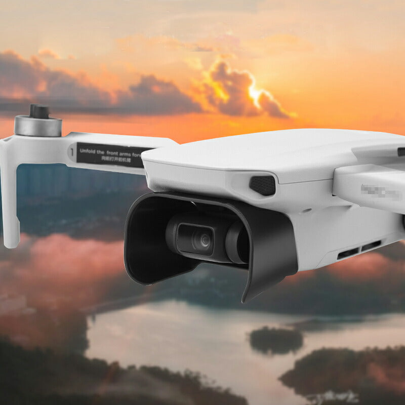 DJIドローン mavic mini mini2 適用 レンズフード カメラ保護カバー 遮光 眩しさ軽減
