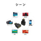 micro HDMItoHDMI 変換アダプタ マイクロHDMIオス⇔標準HDMIメス コネクター V1.4 1080P スマホ タブレットカメラ DV と テレビ モニター プロジェクター