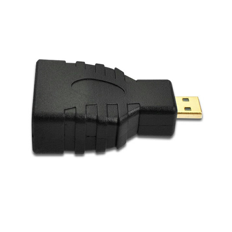 micro HDMItoHDMI 変換アダプタ マイクロHDMIオス⇔標準HDMIメス コネクター V1.4 1080P スマホ タブレットカメラ DV と テレビ モニター プロジェクター