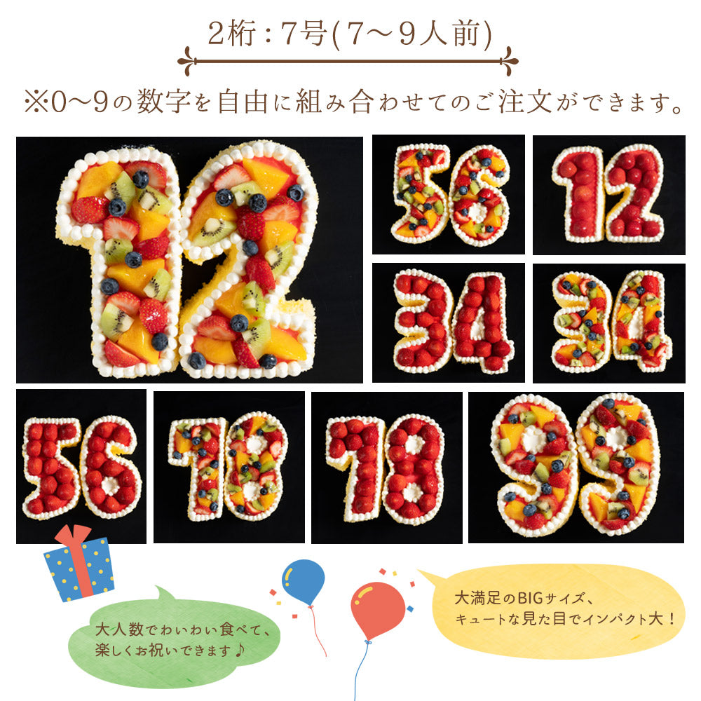 記念の数字をケーキに！ 誕生日ケーキ バースデーケーキ 数字ケーキ [ スイーツ ナンバーケーキ アニバーサリーケーキ 西内花月堂 立体 ケーキ 記念日 パーティー 誕生日 かわいい びっくり ギフト ]