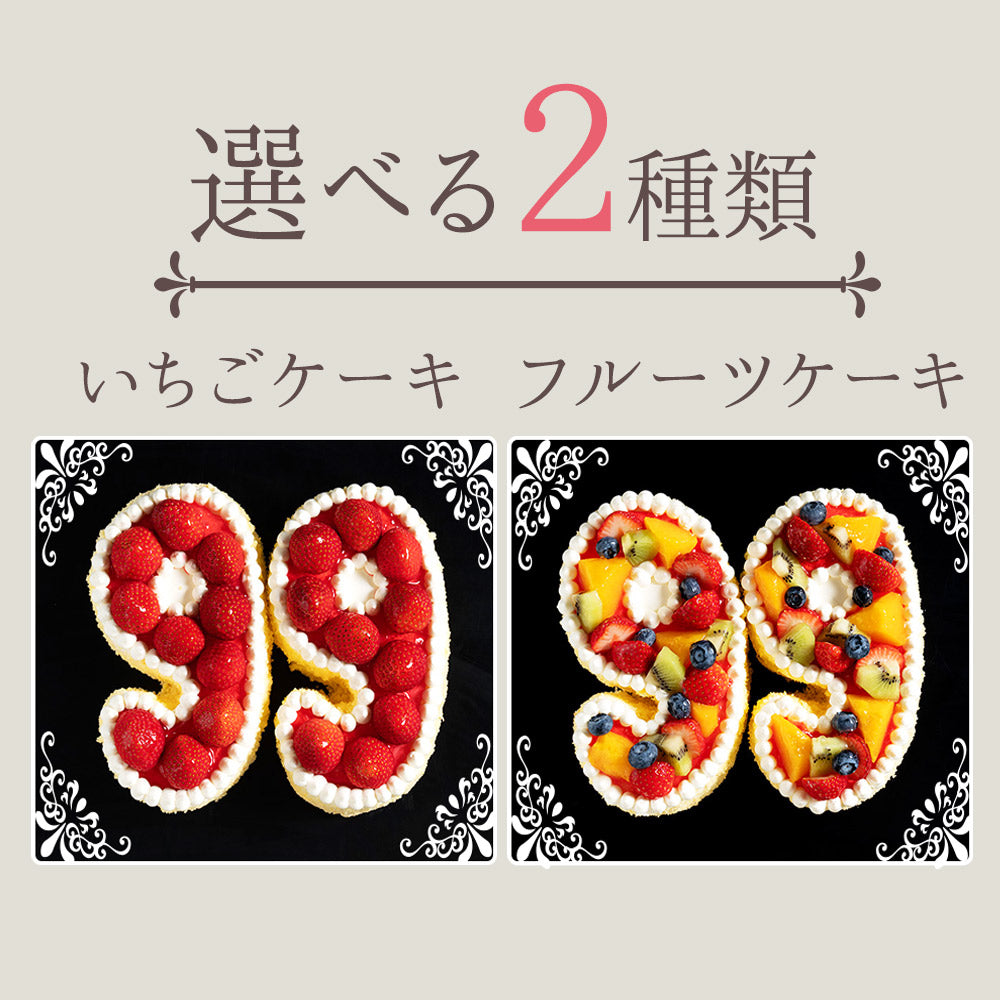 記念の数字をケーキに！ 誕生日ケーキ バースデーケーキ 数字ケーキ [ スイーツ ナンバーケーキ アニバーサリーケーキ 西内花月堂 立体 ケーキ 記念日 パーティー 誕生日 かわいい びっくり ギフト ]