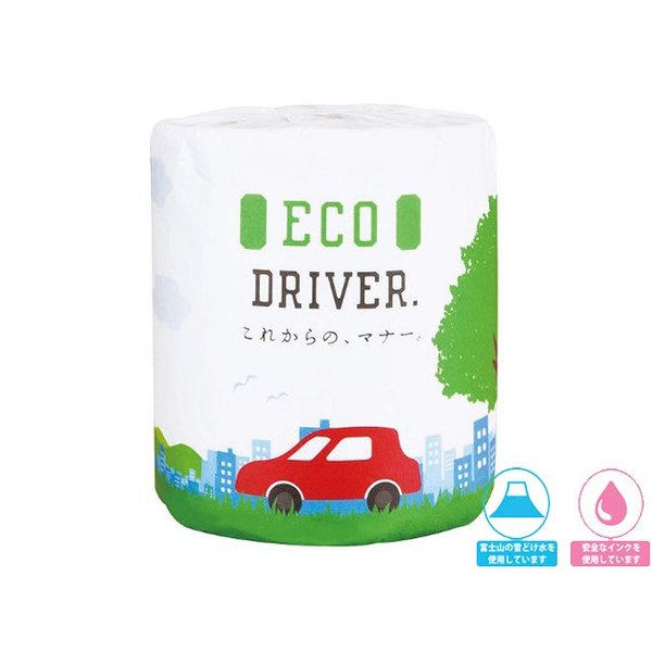 トイレットペーパー ECODRIVER ダブル30m 個包装100個