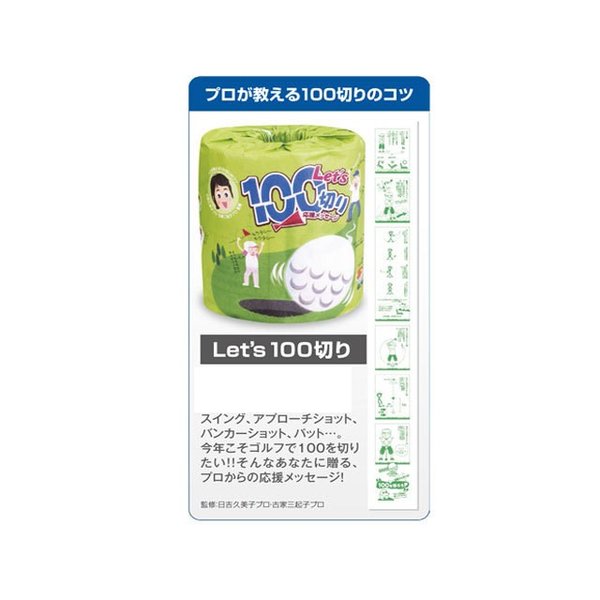 トイレットペーパー Let’s100切り ダブル30m 個包装100個