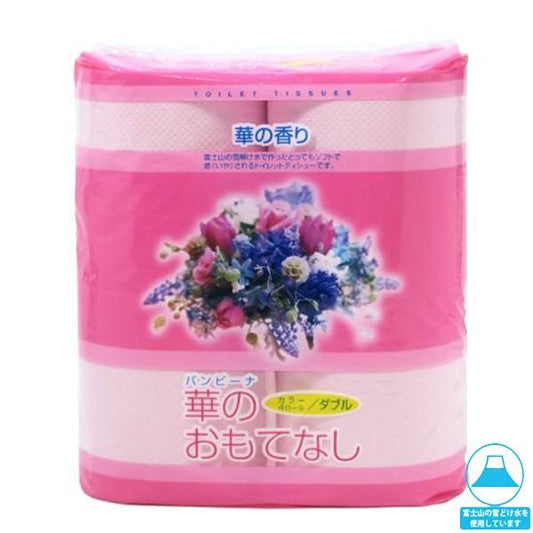 トイレットペーパー 林製紙 華のおもてなし ダブル27.5m 4ロールＸ30パック 華の香り
