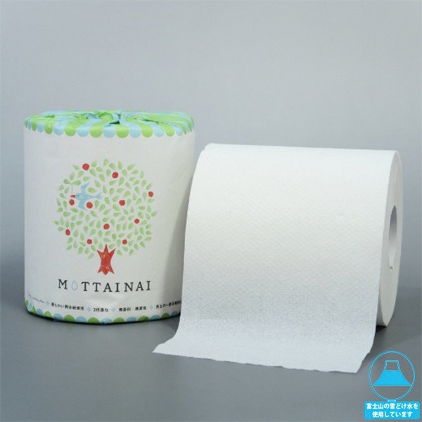 トイレットペーパー MOTTAINAI ダブル30m 個包装100個