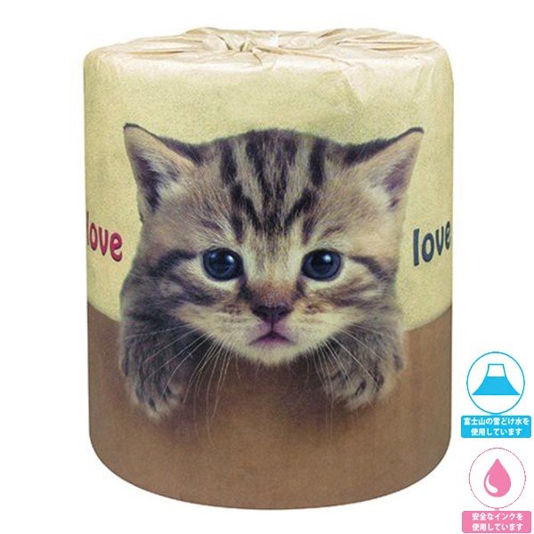 トイレットペーパー やっぱり猫が好き ダブル30m 個包装100個