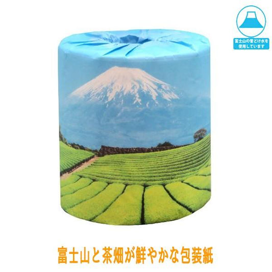 トイレットペーパー 富士山と茶畑 ダブル30m 個包装100個