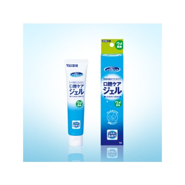 介護用歯みがき カワモト マウスピュア口腔ケアジェル ウメ風味 40g入Ｘ10本