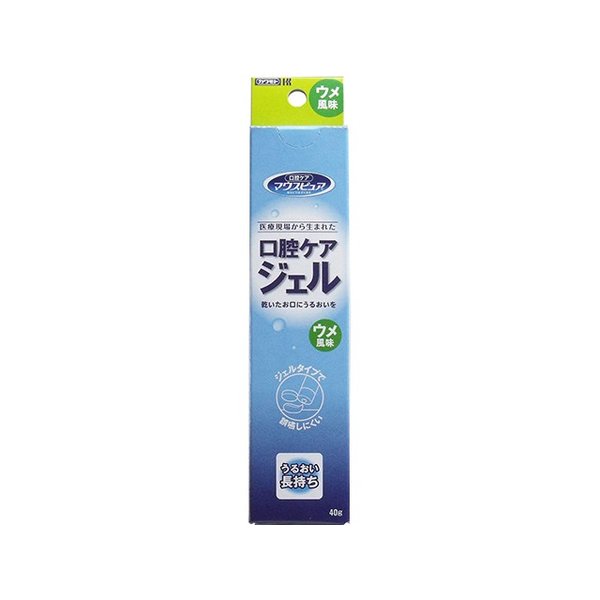 介護用歯みがき カワモト マウスピュア口腔ケアジェル ウメ風味 40g入Ｘ10本