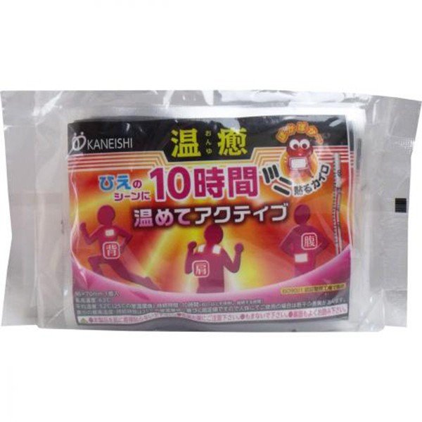 使い捨てカイロ カネイシ 温癒 貼るカイロ ミニサイズ 10時間用 10枚入Ｘ48パック