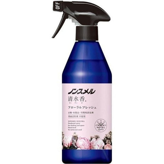 ノンスメル清水香 衣類／布製品／空間用 消臭スプレー フローラルフレッシュの香り スプレー本体 400mLＸ6本