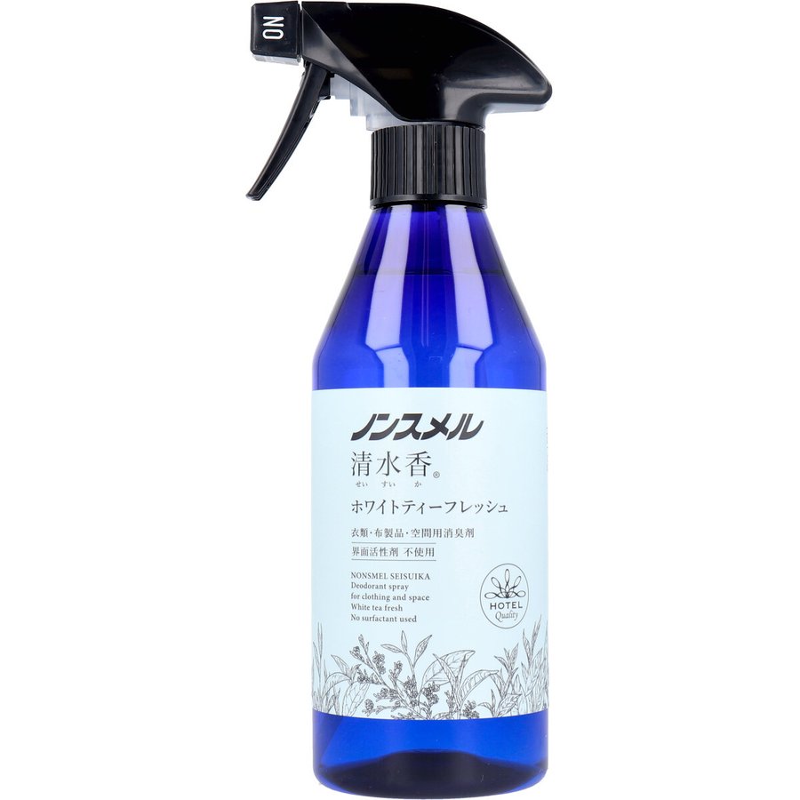 ノンスメル清水香 衣類／布製品／空間用消臭剤 ホワイティーフレッシュの香り スプレー本体 400mLＸ5本