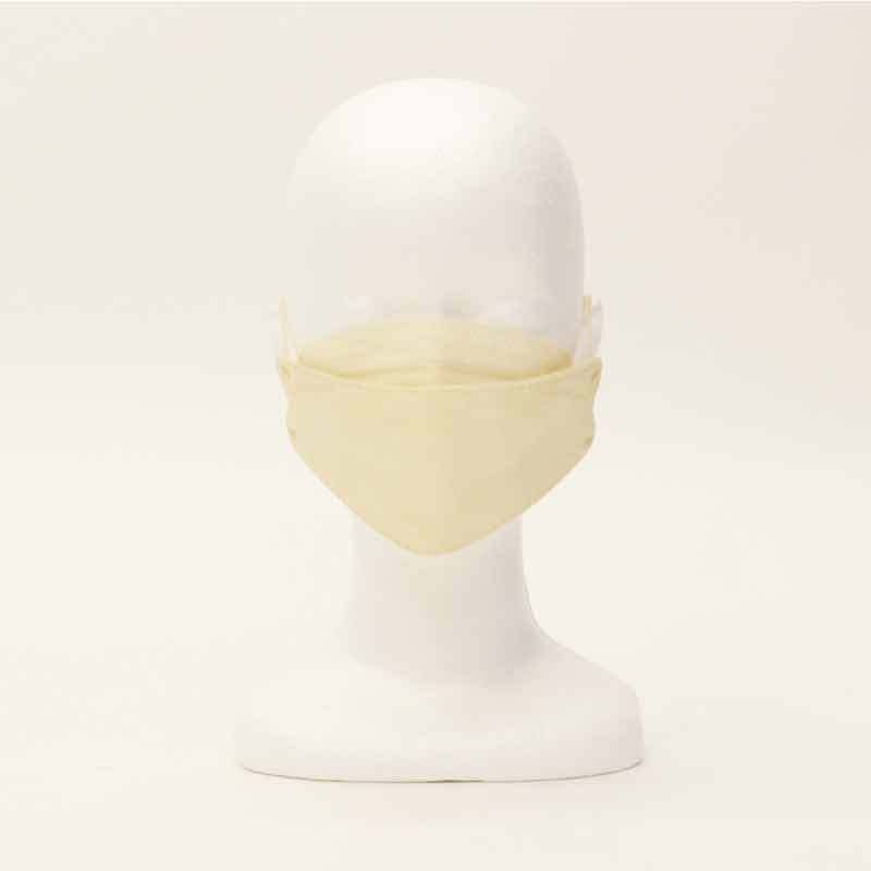 4層不織布マスク 3D立体構造 男女兼用 ふつうサイズ 個包装 ベージュ 30枚入X3箱 KI1548-1