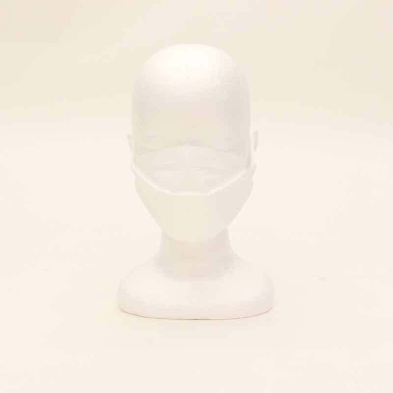 4層不織布マスク 3D立体構造 男女兼用 ふつうサイズ 個包装 ホワイト 30枚入X5箱 KI1550
