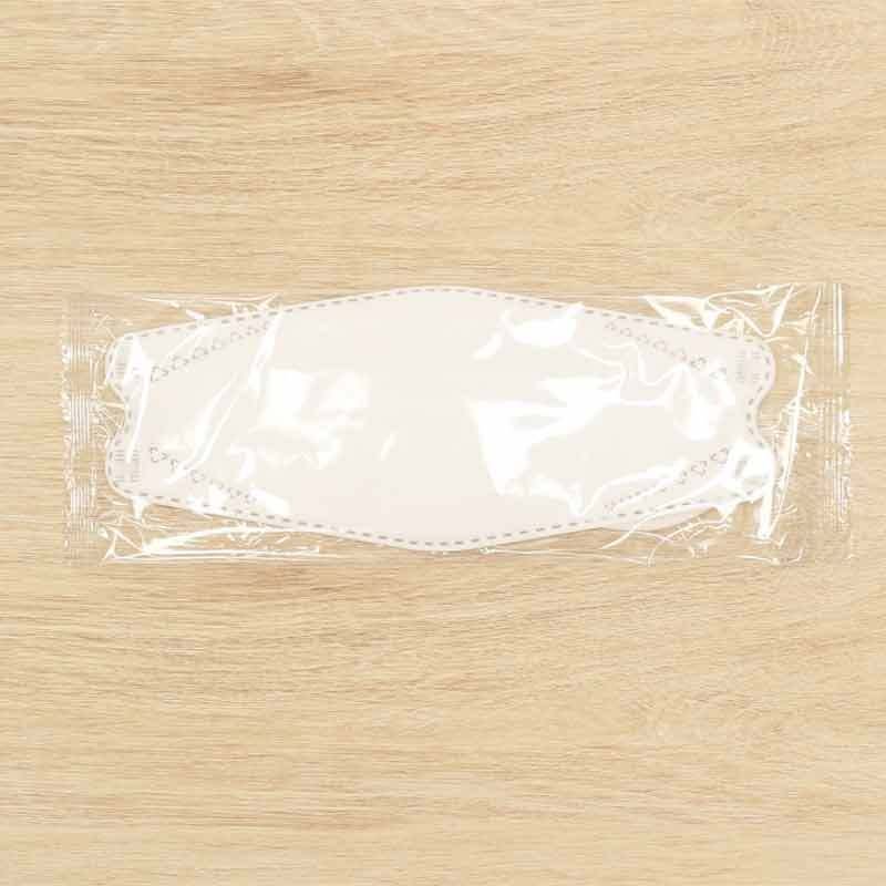 4層不織布マスク 3D立体構造 男女兼用 ふつうサイズ 個包装 ホワイト 30枚入X5箱 KI1550