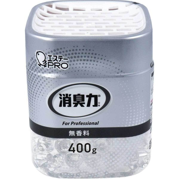 業務用消臭剤 エステー 消臭力 ビーズタイプ 室内・トイレ用 無香料 本体 400g X5個