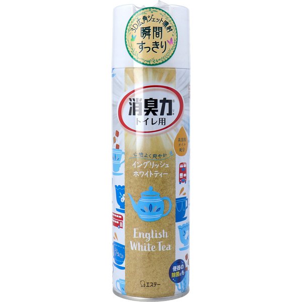 トイレ用消臭スプレー エステー トイレの消臭力 イングリッシュホワイトティー 330mL X3本 KI1705-1