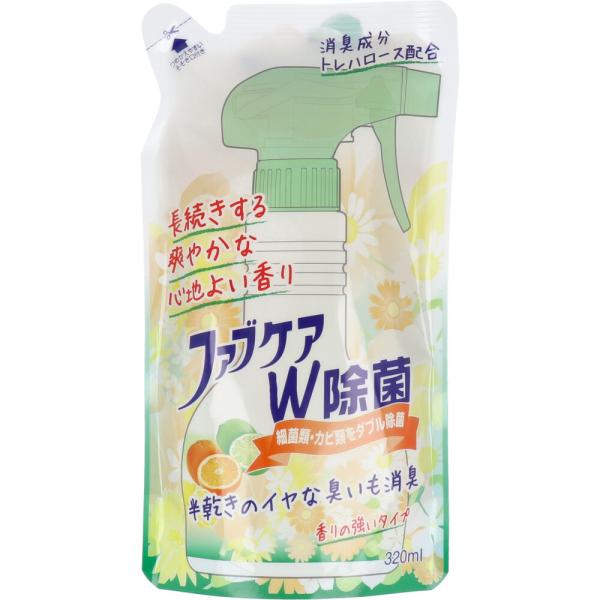 お得な6パックセット 消臭スプレー ファブケア W除菌 衣料／布製品用 詰替用 320mL X6パック