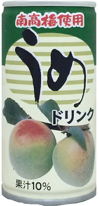 ナンカイ うめドリンク 195g 缶 60本 (30本入×2まとめ買い) 果汁飲料 梅ジュース