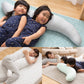 (グレージュ)接触冷感 洗える抱き枕 32×120 Q-MAX0.5 冷却 省エネ エコ ひんやり クール ピロー 寝具 丸洗い ウォッシャブル 枕 ロング【送料無料】