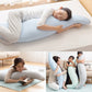 (ミント)接触冷感 洗える抱き枕 32×120 Q-MAX0.5 冷却 省エネ エコ ひんやり クール ピロー 寝具 丸洗い ウォッシャブル 枕 ロング【送料無料】