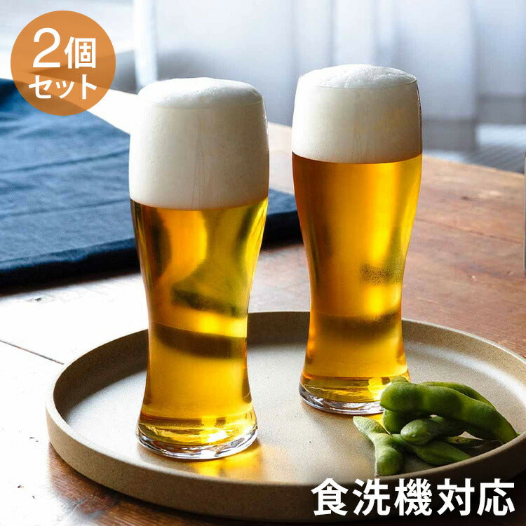 東洋佐々木ガラス 薄づくり麦酒グラスセット 2個 【ギフトラッピング・専用木箱入】 食洗機対応 ビアグラス ビールグラス ビヤーグラス ペアグラス プレゼント ギフト おしゃれ【送料無料】