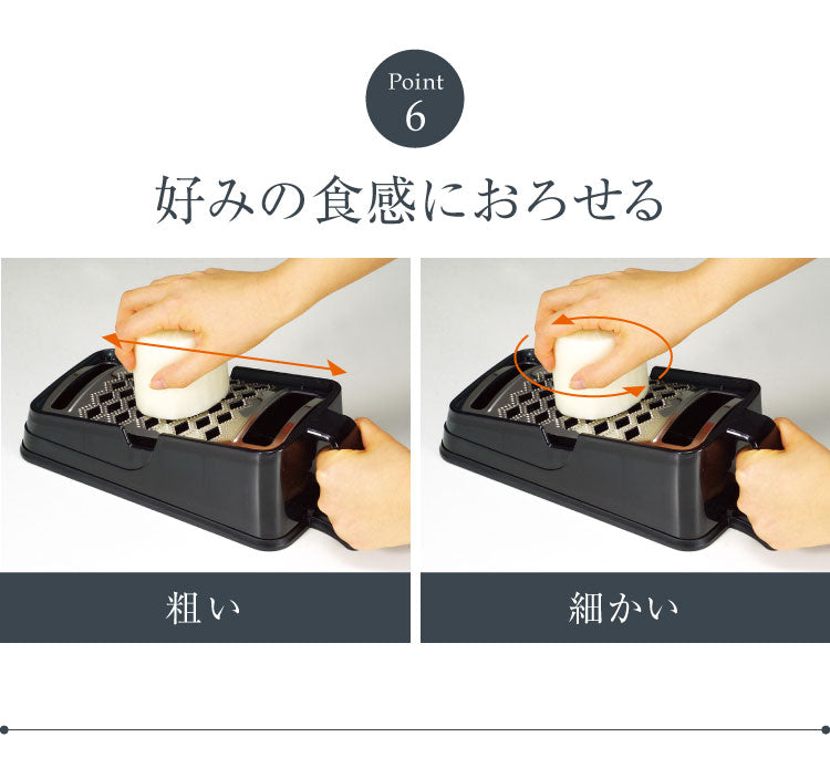 楽楽おろしてみま専科 極み 日本製 燕三条 ふわふわ大根おろし器 ステンレス製おろし金 ハンドル付き 大根おろし 本目立て おろし器 おろし金 グレーター アーネスト A-76912【送料無料】