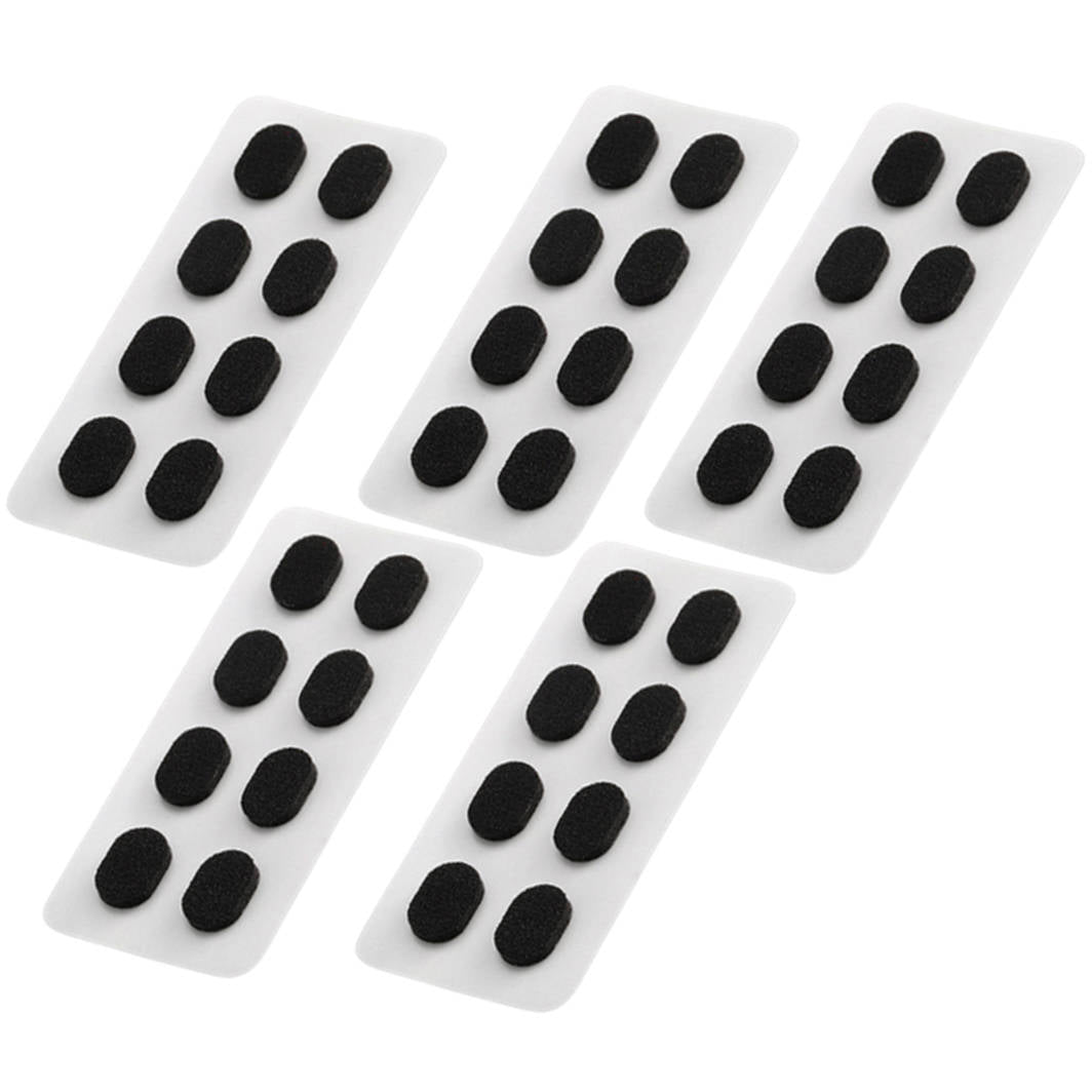 眼鏡鼻パッドクッション5枚 黒 跡がつかない 眼鏡 鼻あてクッション メガネズレ防止 すべり スポンジ 柔らかい 痛くなくなる シール 粘着式 お得