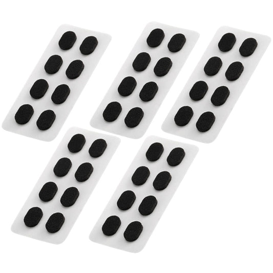 眼鏡鼻パッドクッション5枚 黒 跡がつかない 眼鏡 鼻あてクッション メガネズレ防止 すべり スポンジ 柔らかい 痛くなくなる シール 粘着式 お得