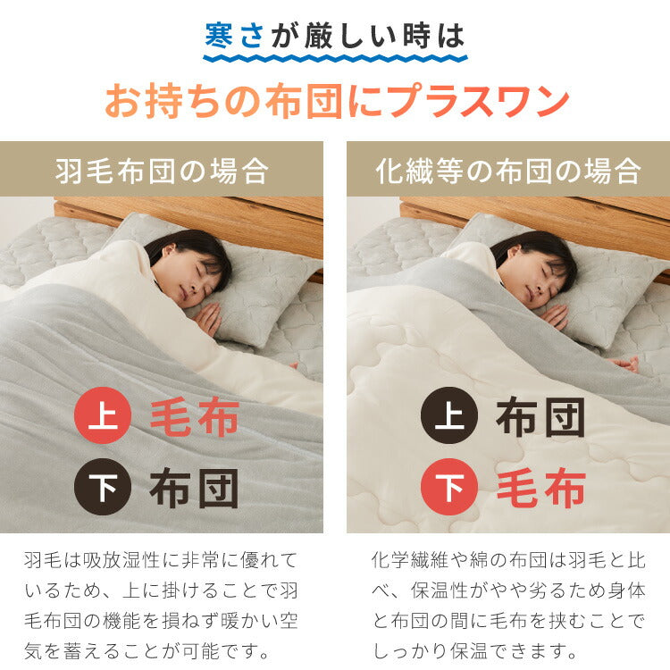 (カラー：グレー)毛布 シングルロング 140×210cm エアロゲル 保温 断熱 蓄熱 宇宙服素材 フランネル ブランケット ひざ掛け 掛け毛布 あったか 暖かい ふわふわ 軽量 洗える 抗菌 防臭 おしゃれ