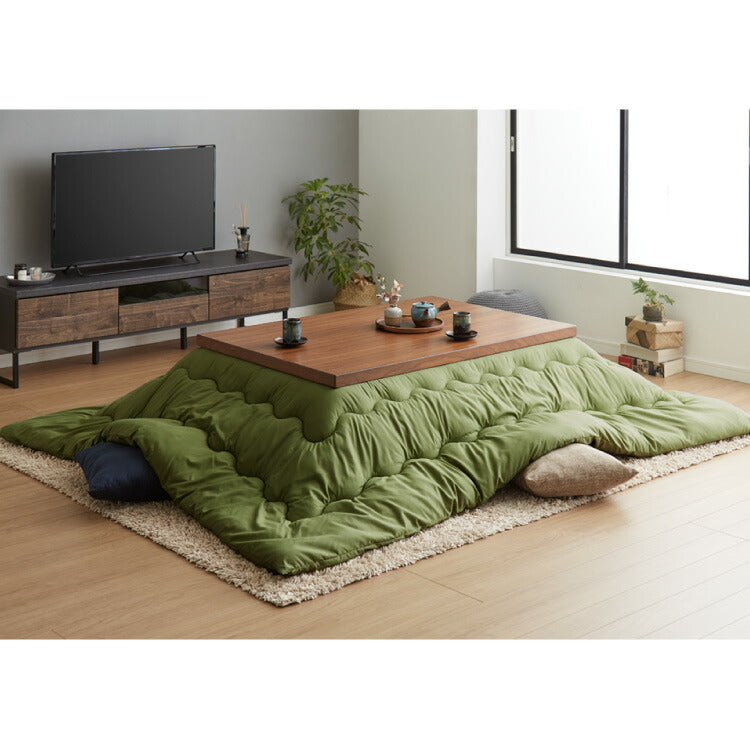 (チャコールグレー)こたつ掛布団 抗菌防臭加工 長方形 185×235cm ウォッシャブル