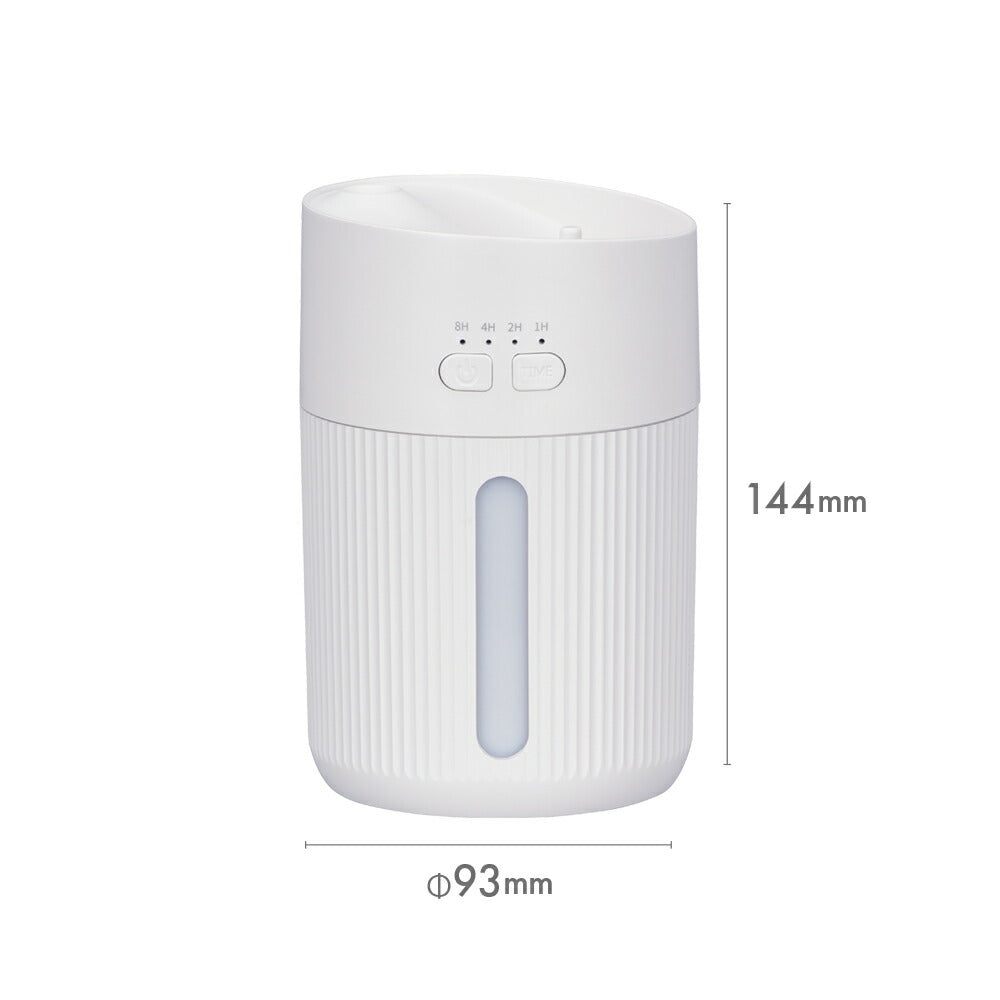 【2種類セット】オーム電機 USB卓上加湿器 ホワイト KIS-UK400A/KIS-U230KA