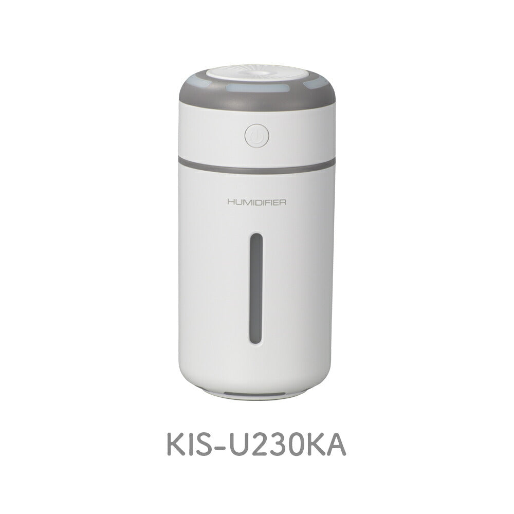【2種類セット】オーム電機 USB卓上加湿器 ホワイト KIS-UK400A/KIS-U230KA
