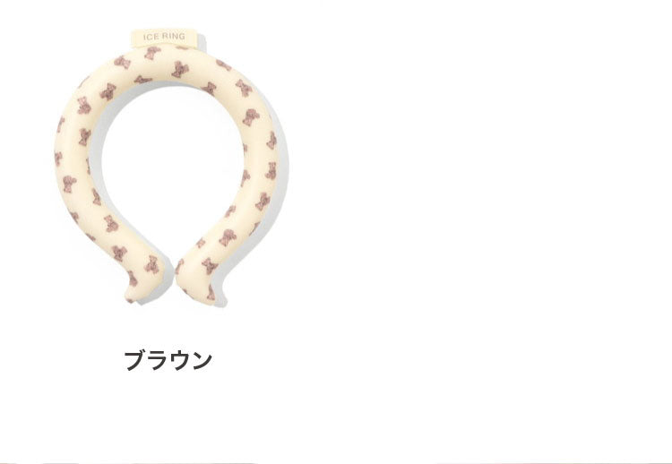 (オレンジ)ICE RING アイスリング ネッククーラー 結露しない 繰り返し使える キッズ A3Y4012 Sサイズ suo クールリング 保冷剤 暑さ対策 子供用 キッズ用【メール便】