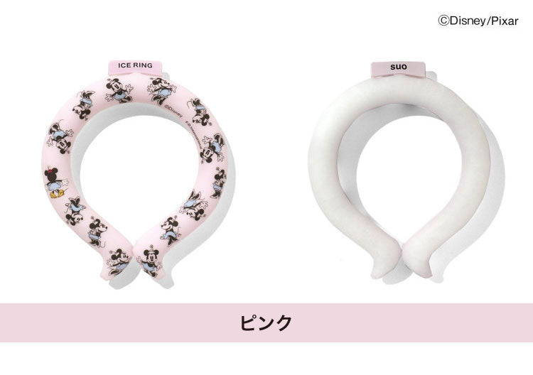 (アイボリー)アイスリング ディズニー ネッククーラー 大人用 おとな用 結露しない 繰り返し使える ICERING オトナ A3Y4162 Mサイズ クールリング 保冷剤 暑さ対策(代引不可)【メール便配送】【送料無料】