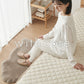 (カラー：ベージュ/サイズ：シングル)with core コアヤーン 敷パッド シングル 100×200cm 枕パッド付 綿 防ダニ 吸水速乾 洗える エコ 再生ポリエステル 天然素材 コットン BCIコットン コアヤーン糸 敷布団 ウィズコア【送料無料】
