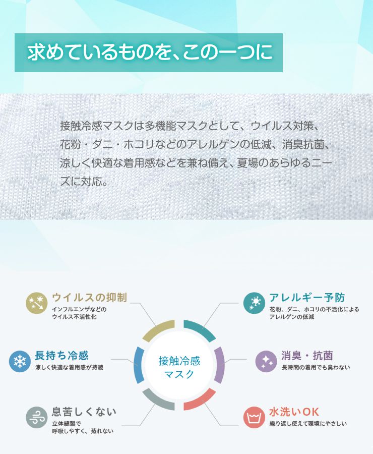 (ホワイト)冷感マスク 布 3枚入りセット 夏用 涼しい 洗える アイス 接触冷感 夏用マスク 長さ調整可能 メッシュ 子供 大人 男女兼用 繰り返し 風邪対策 感染症対策 飛沫防止 花粉症 ハウスダスト 対策 予防 (代引不可)【メール便配送】【送料無料】