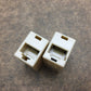 LANケーブルコネクタ 10個セット RJ45 延長 中継 アダプタ CAT6A対応 光回線対応 超高速通信 ルーター パソコン プリンター 防犯カメラ ネットワーク工事