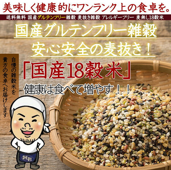 【タイムセール】雑穀 雑穀米 国産 グルテンフリー雑穀 1kg(500g×2袋) 無添加 無着色 定番サイズ  送料無料 ポスト投函 条件付きプレゼント有り アレルギーフリー ダイエット食品 置き換えダイエット